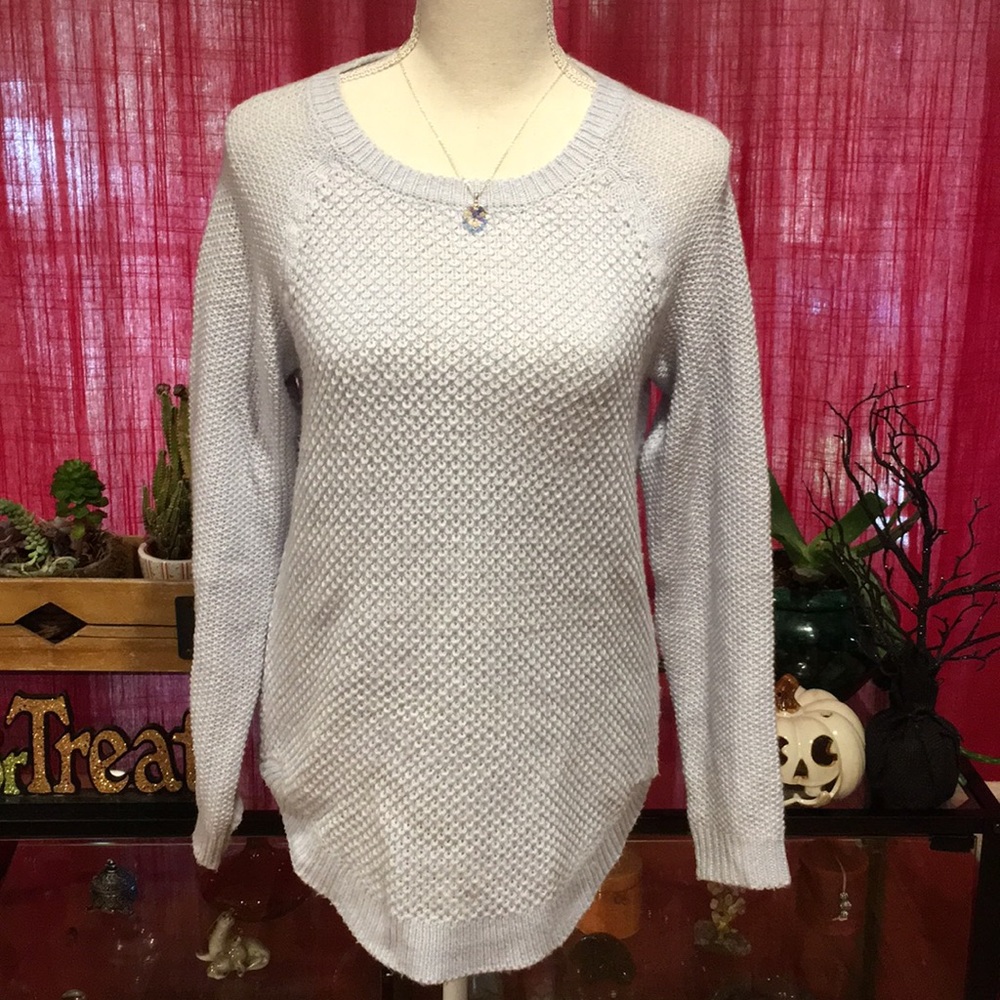 SO Perfect Pullover Light Blue Sweater, Size Med